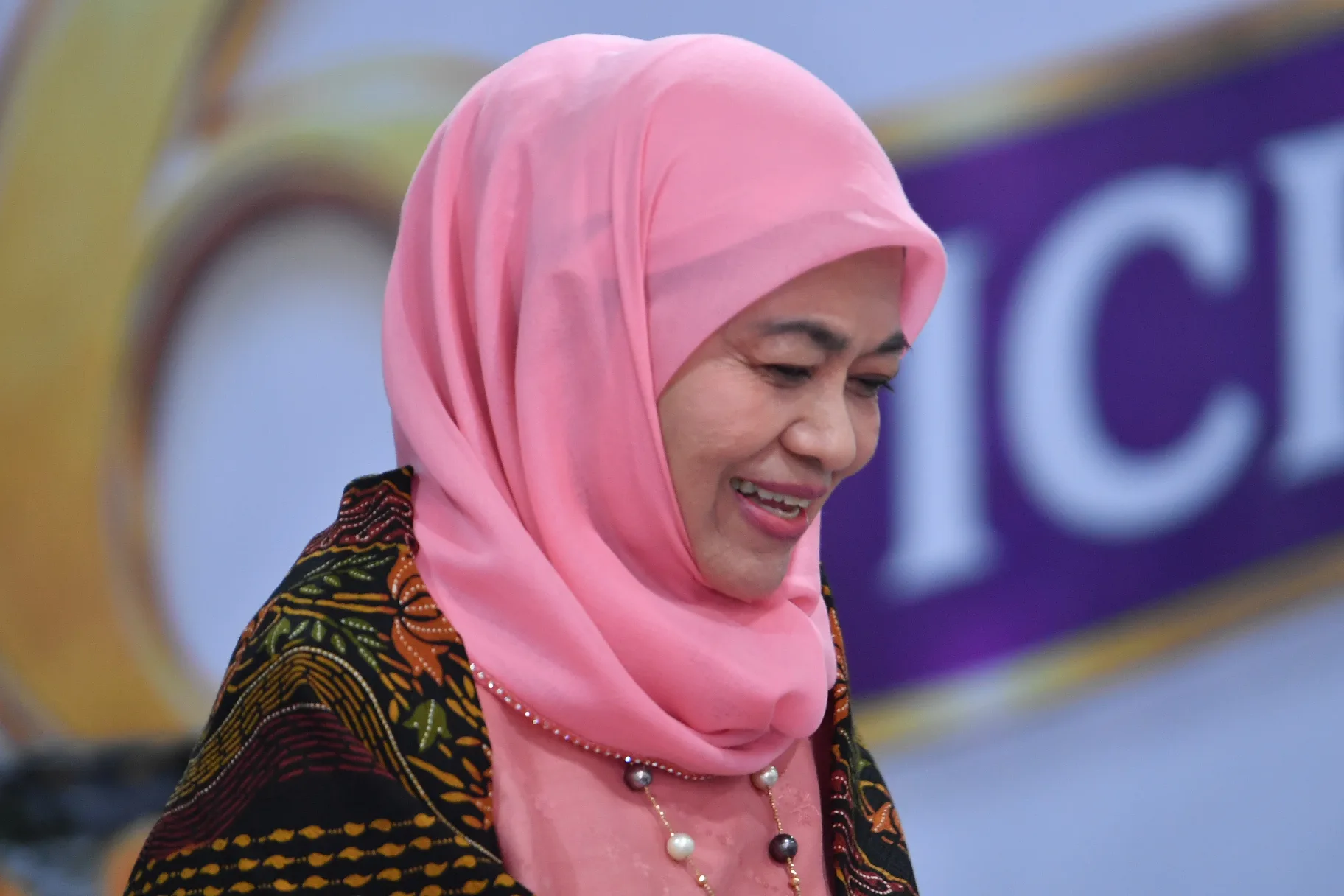 Foto Prof. Dr. Musdah Mulia saat menghadiri acara puncak perayaan HUT 26th ICRP di Jakarta
